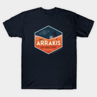 Dune – Visit Arrakis – The Spicy Planet! Vintage travel poster T-Shirt